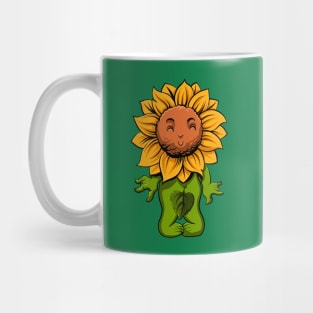 Sunflower Cartoon Mug